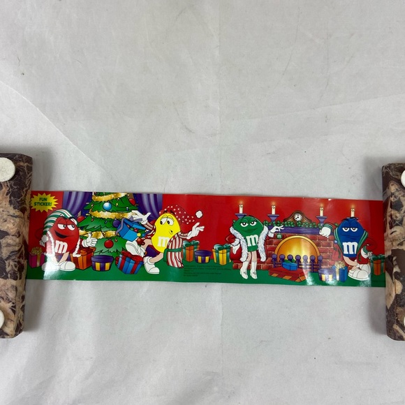 M&M’s Brand Christmas Village Series 2001 Number 12 & 1995 Brand Town & Sticker - Picture 16 of 16